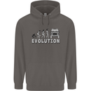 4X4 Evolution Off Road Roading Funny Mens 80% Cotton Hoodie Charcoal