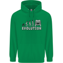 4X4 Evolution Off Road Roading Funny Mens 80% Cotton Hoodie Irish Green