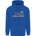 4X4 Evolution Off Road Roading Funny Mens 80% Cotton Hoodie Royal Blue