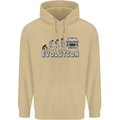 4X4 Evolution Off Road Roading Funny Mens 80% Cotton Hoodie Sand