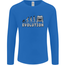 4X4 Evolution Off Road Roading Funny Mens Long Sleeve T-Shirt Royal Blue