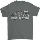 4X4 Evolution Off Road Roading Funny Mens T-Shirt Cotton Gildan Charcoal