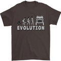 4X4 Evolution Off Road Roading Funny Mens T-Shirt Cotton Gildan Dark Chocolate
