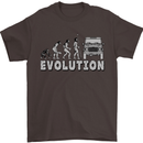 4X4 Evolution Off Road Roading Funny Mens T-Shirt Cotton Gildan Dark Chocolate