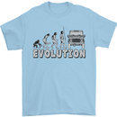 4X4 Evolution Off Road Roading Funny Mens T-Shirt Cotton Gildan Light Blue