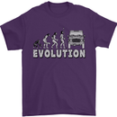 4X4 Evolution Off Road Roading Funny Mens T-Shirt Cotton Gildan Purple