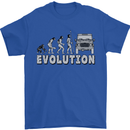4X4 Evolution Off Road Roading Funny Mens T-Shirt Cotton Gildan Royal Blue