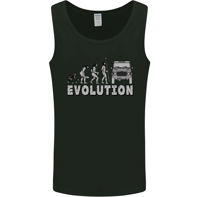 4X4 Evolution Off Road Roading Funny Mens Vest Tank Top Black