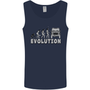 4X4 Evolution Off Road Roading Funny Mens Vest Tank Top Navy Blue