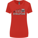4X4 Evolution Off Road Roading Funny Womens Wider Cut T-Shirt Red