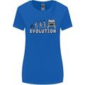 4X4 Evolution Off Road Roading Funny Womens Wider Cut T-Shirt Royal Blue