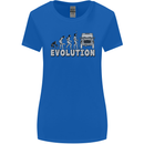 4X4 Evolution Off Road Roading Funny Womens Wider Cut T-Shirt Royal Blue