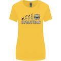 4X4 Evolution Off Road Roading Funny Womens Wider Cut T-Shirt Yellow