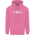 4X4 Heart Beat Pulse Off Road Roading Mens 80% Cotton Hoodie Azelea
