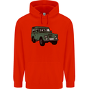 4X4 Off Road Roading 4 Wheel Drive Childrens Kids Hoodie Bright Red