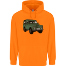 4X4 Off Road Roading 4 Wheel Drive Childrens Kids Hoodie Orange