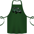 4X4 Off Road Roading 4 Wheel Drive Cotton Apron 100% Organic Forest Green