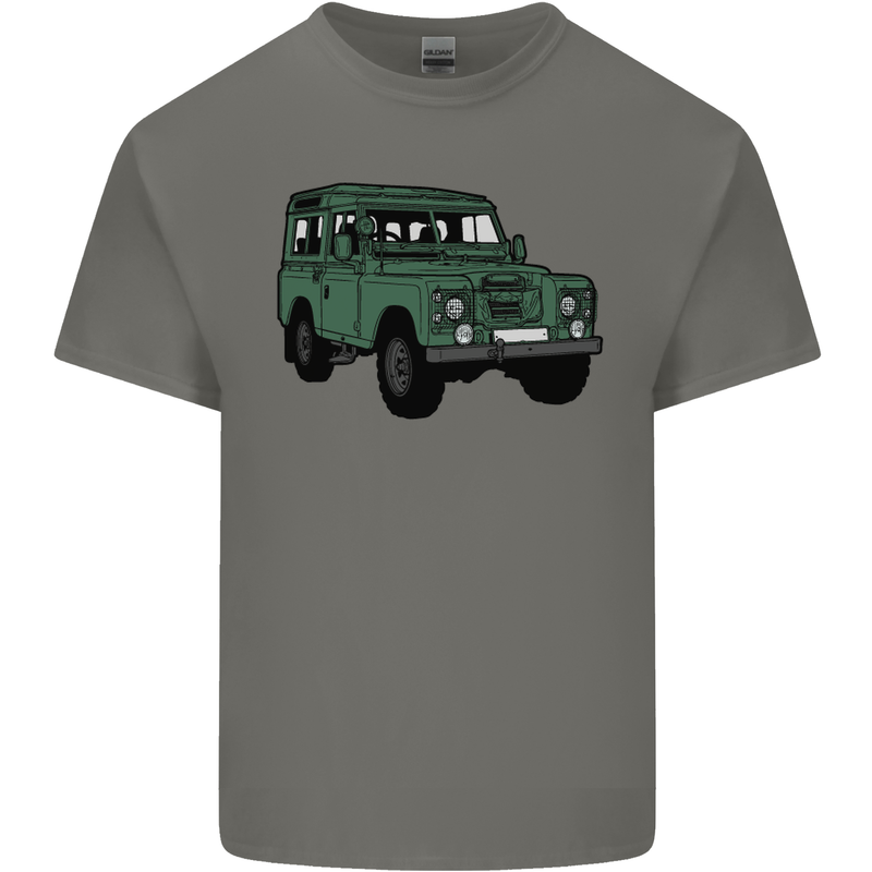 4X4 Off Road Roading 4 Wheel Drive Kids T-Shirt Childrens Charcoal