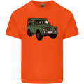 4X4 Off Road Roading 4 Wheel Drive Kids T-Shirt Childrens Orange