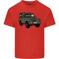 4X4 Off Road Roading 4 Wheel Drive Kids T-Shirt Childrens Red