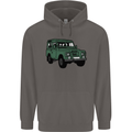 4X4 Off Road Roading 4 Wheel Drive Mens 80% Cotton Hoodie Charcoal