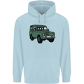 4X4 Off Road Roading 4 Wheel Drive Mens 80% Cotton Hoodie Light Blue