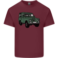 4X4 Off Road Roading 4 Wheel Drive Mens Cotton T-Shirt Tee Top Maroon