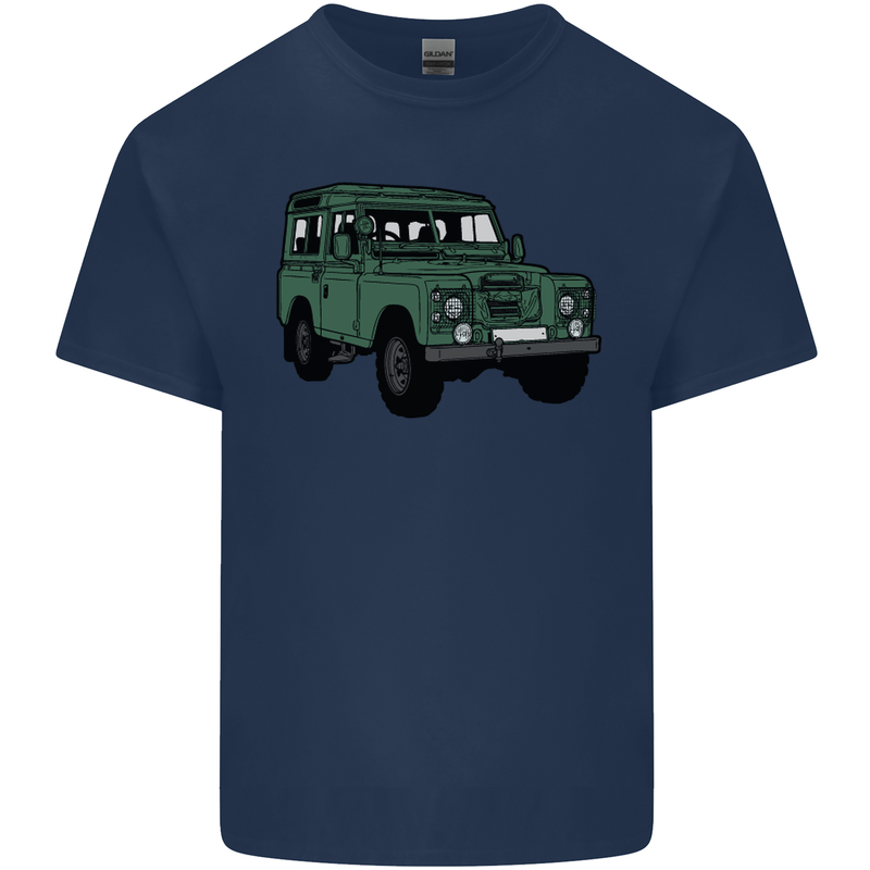 4X4 Off Road Roading 4 Wheel Drive Mens Cotton T-Shirt Tee Top Navy Blue