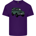 4X4 Off Road Roading 4 Wheel Drive Mens Cotton T-Shirt Tee Top Purple