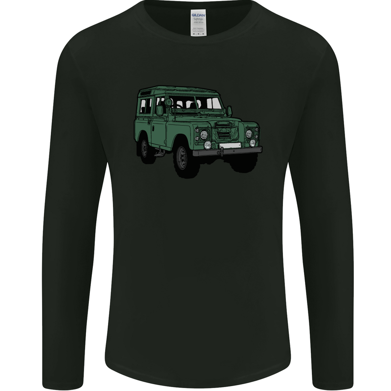 4X4 Off Road Roading 4 Wheel Drive Mens Long Sleeve T-Shirt Black