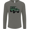 4X4 Off Road Roading 4 Wheel Drive Mens Long Sleeve T-Shirt Charcoal