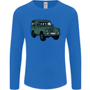 4X4 Off Road Roading 4 Wheel Drive Mens Long Sleeve T-Shirt Royal Blue