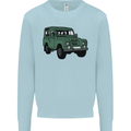 4X4 Off Road Roading 4 Wheel Drive Mens Sweatshirt Jumper Light Blue