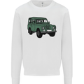 4X4 Off Road Roading 4 Wheel Drive Mens Sweatshirt Jumper White