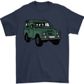 4X4 Off Road Roading 4 Wheel Drive Mens T-Shirt Cotton Gildan Navy Blue