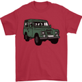 4X4 Off Road Roading 4 Wheel Drive Mens T-Shirt Cotton Gildan Red