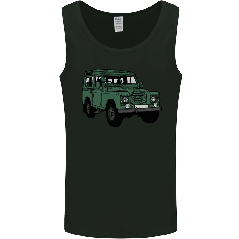 4X4 Off Road Roading 4 Wheel Drive Mens Vest Tank Top Black