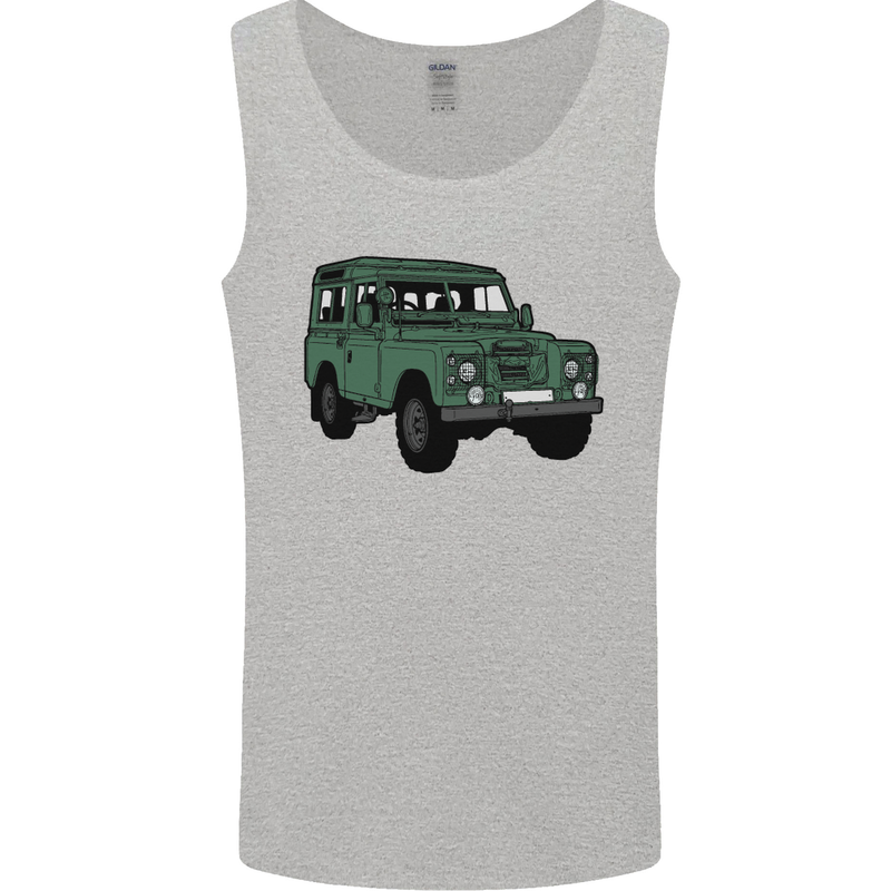 4X4 Off Road Roading 4 Wheel Drive Mens Vest Tank Top Sports Grey