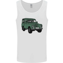 4X4 Off Road Roading 4 Wheel Drive Mens Vest Tank Top White