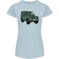 4X4 Off Road Roading 4 Wheel Drive Womens Petite Cut T-Shirt Light Blue