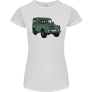 4X4 Off Road Roading 4 Wheel Drive Womens Petite Cut T-Shirt White