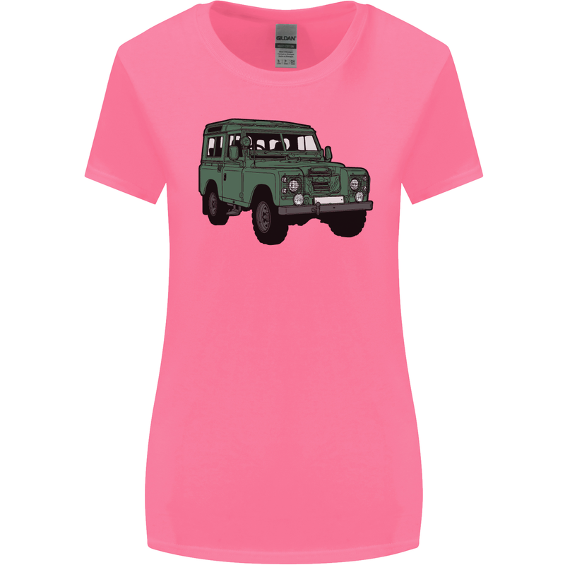 4X4 Off Road Roading 4 Wheel Drive Womens Wider Cut T-Shirt Azalea