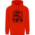 4 Wheel Drive Adventure 4X4 Off Road Childrens Kids Hoodie Bright Red