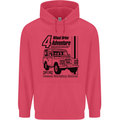 4 Wheel Drive Adventure 4X4 Off Road Childrens Kids Hoodie Heliconia