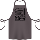 4 Wheel Drive Adventure 4X4 Off Road Cotton Apron 100% Organic Dark Grey