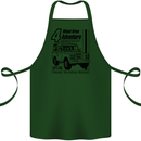 4 Wheel Drive Adventure 4X4 Off Road Cotton Apron 100% Organic Forest Green