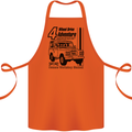 4 Wheel Drive Adventure 4X4 Off Road Cotton Apron 100% Organic Orange