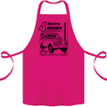 4 Wheel Drive Adventure 4X4 Off Road Cotton Apron 100% Organic Pink