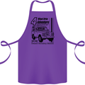 4 Wheel Drive Adventure 4X4 Off Road Cotton Apron 100% Organic Purple