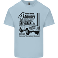 4 Wheel Drive Adventure 4X4 Off Road Kids T-Shirt Childrens Light Blue